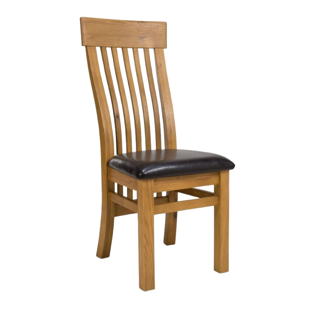 Hampshire Slatted Oak Chair set of 2