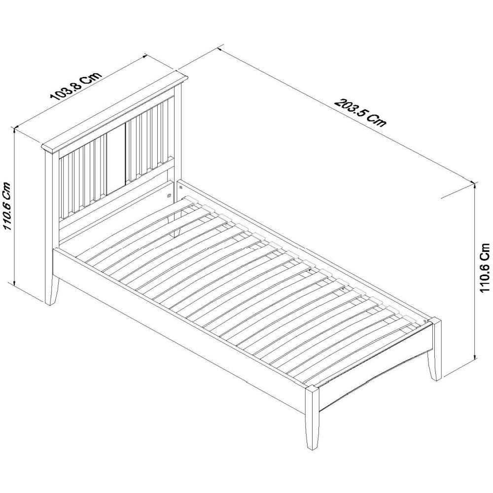 Hampstead White Bedframes