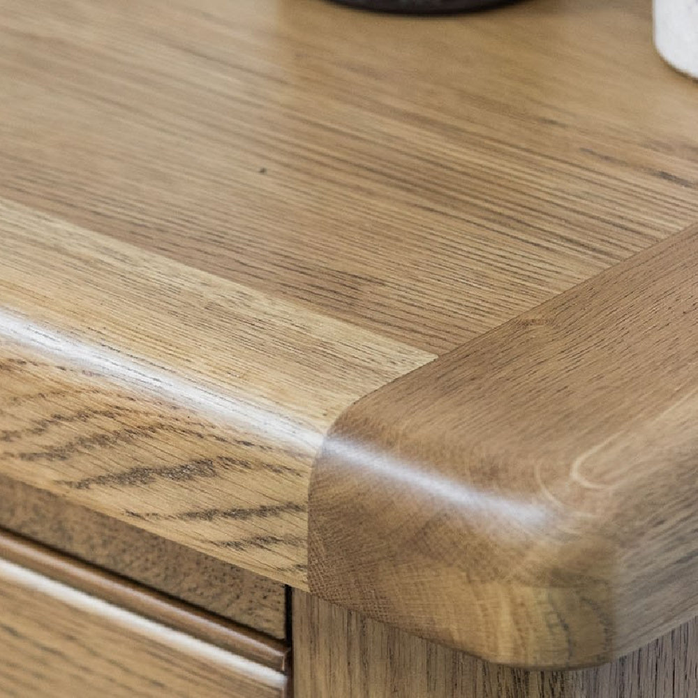 Tewkesbury Smoked Oak Console Table