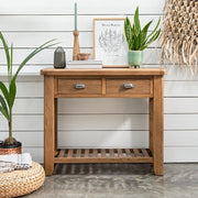 Tewkesbury Smoked Oak Console Table