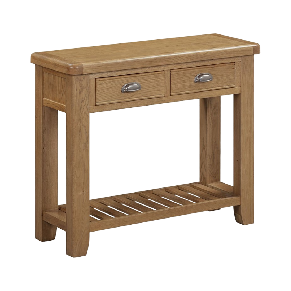 Tewkesbury Smoked Oak Console Table
