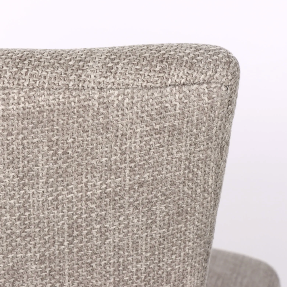 Holly Taupe Fabric Counter Stool – S.H. 67cm
