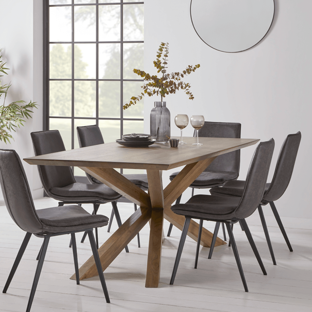 Hudson Oak Starburst Table