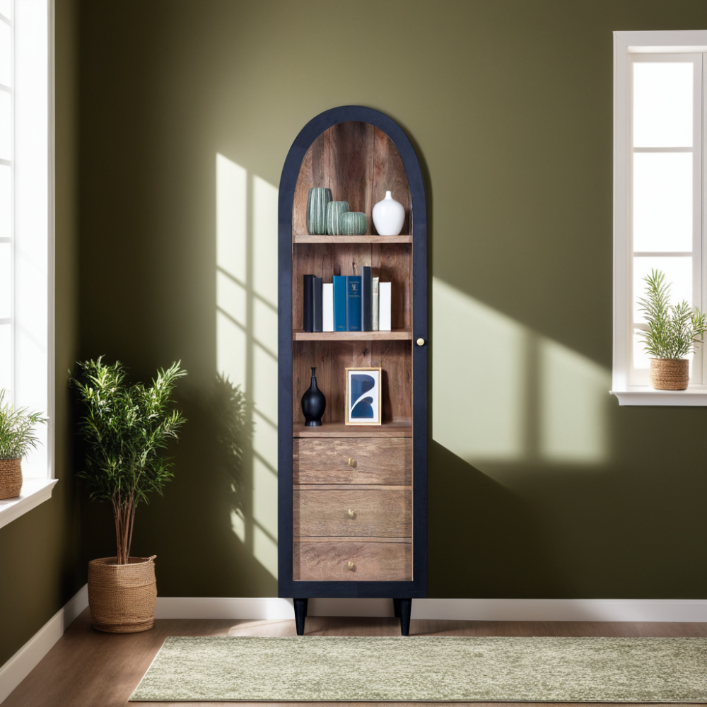 Icon Single Door Glass Cabinet
