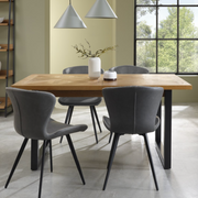 Indus Rustic Oak 4-6 Dining Table