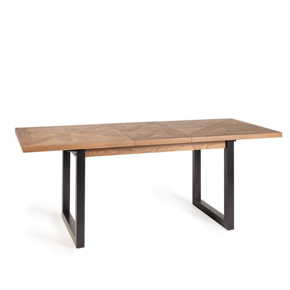 Indus Rustic Oak 4-6 Dining Table