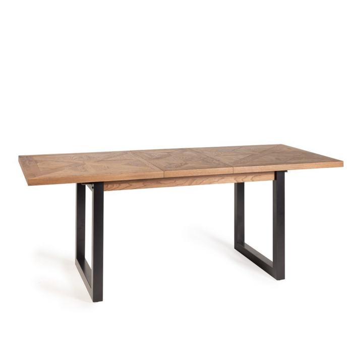 Indus Rustic Oak 4-6 Dining Table