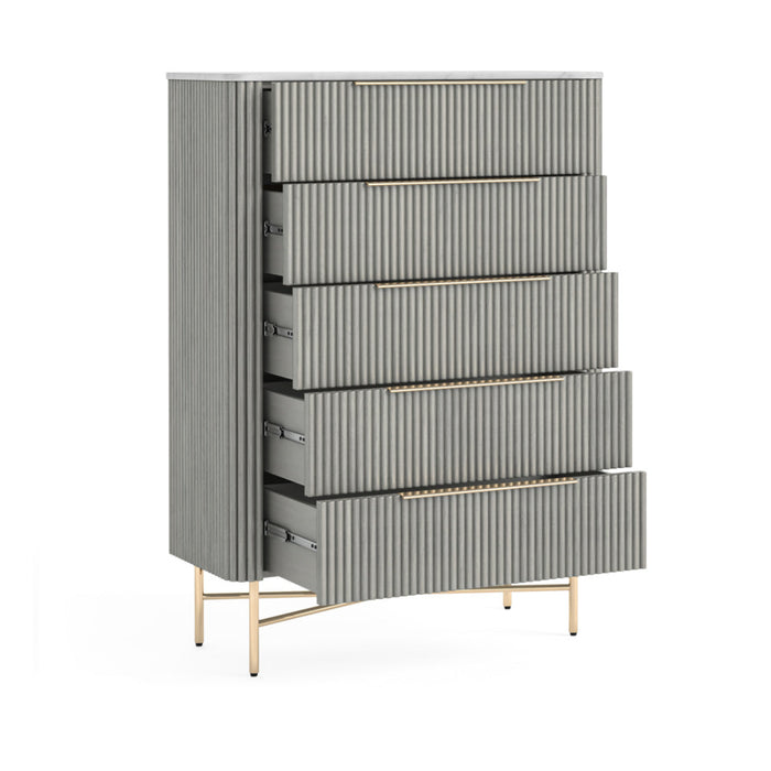 Lucas  5 Drawer `Chest of Drawers