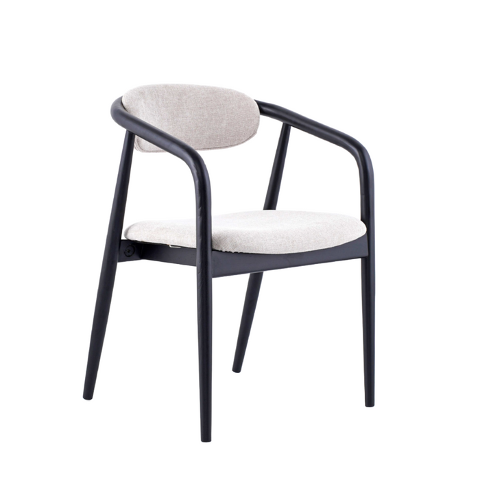 ISABELLE ARM CHAIR (BLACK)