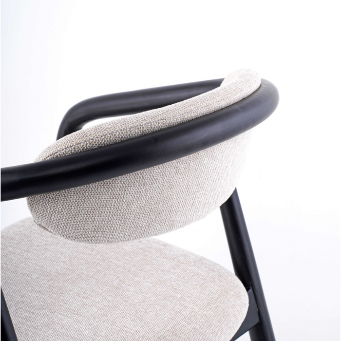 ISABELLE ARM CHAIR (BLACK)