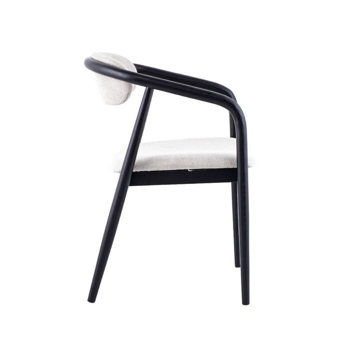 ISABELLE ARM CHAIR (BLACK)