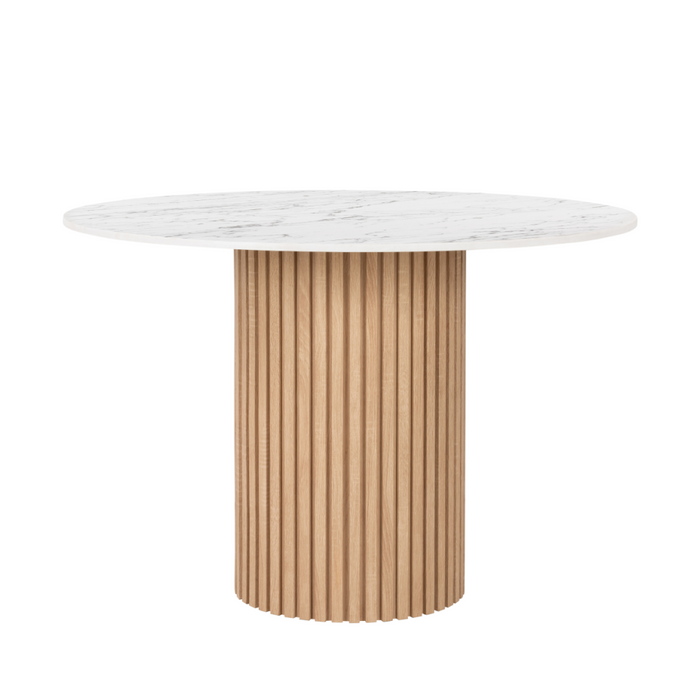 Enzo Oak Round Dining Table