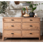 Jude Reclaimed Wood 6 Drawer Wide Chest Of Drawers