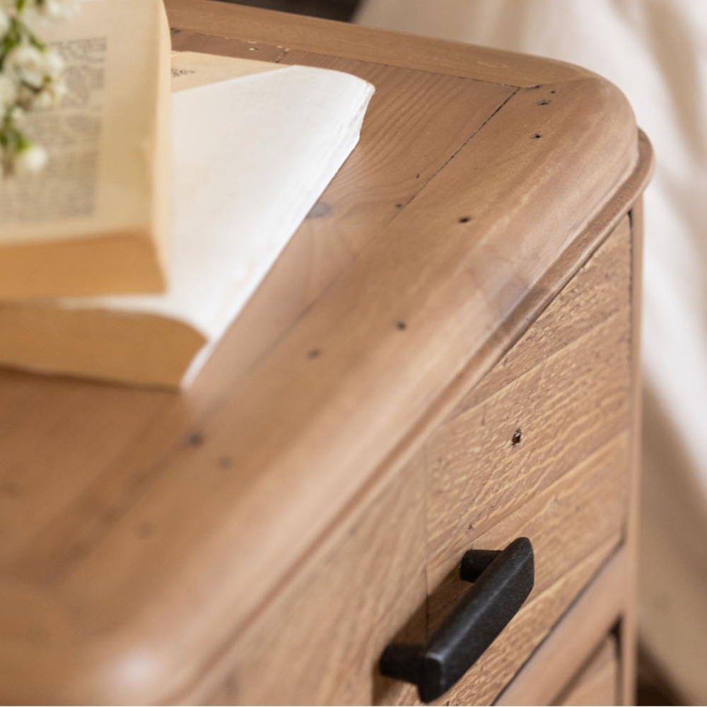 Jude Reclaimed Wood Bedside Table !New!