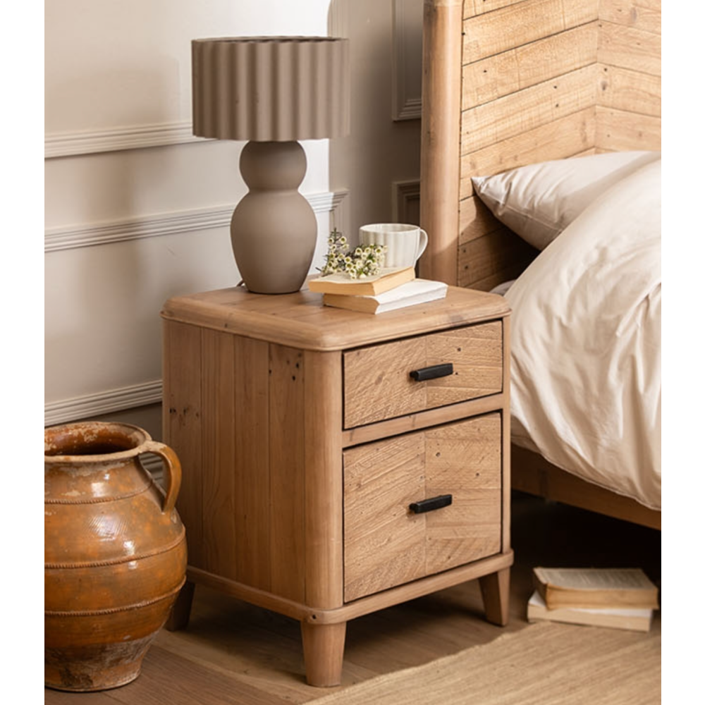 Jude Reclaimed Wood Bedside Table !New!
