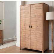 Jude Reclaimed Wood Double Wardrobe