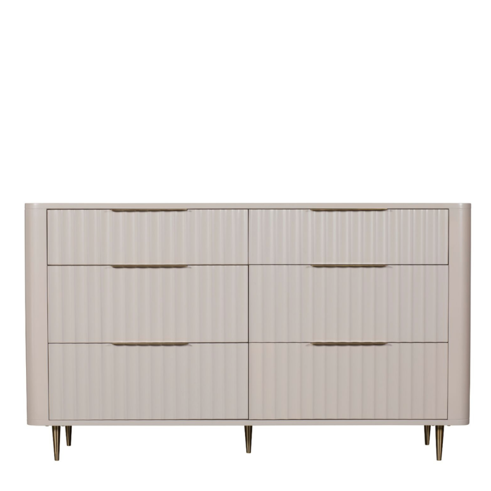LILY 6 DRAWER WIDE CHEST
