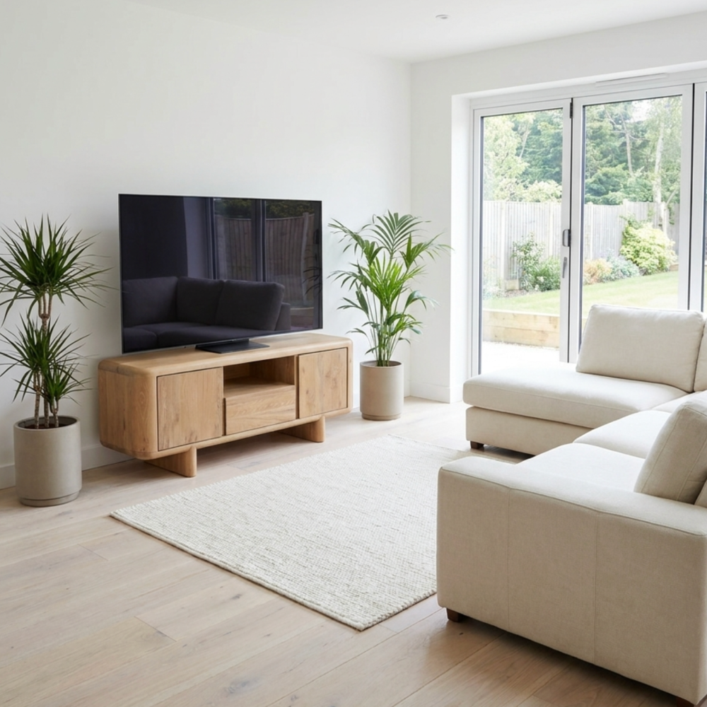 Flynn Natural Oak TV Unit