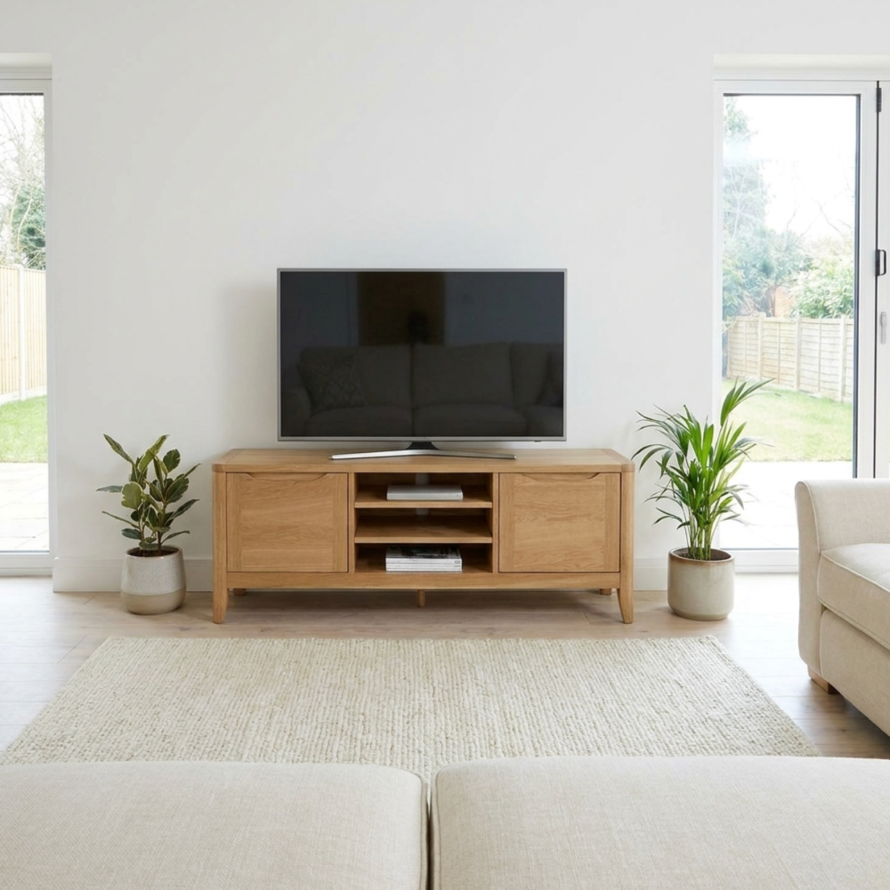 Chester Oak Entertainment Unit