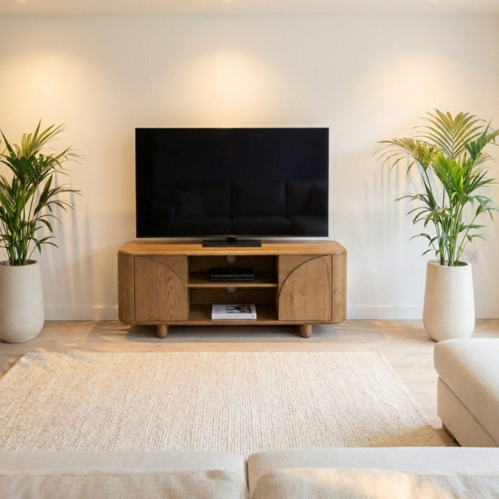 Austin Warm Oak Tv Unit