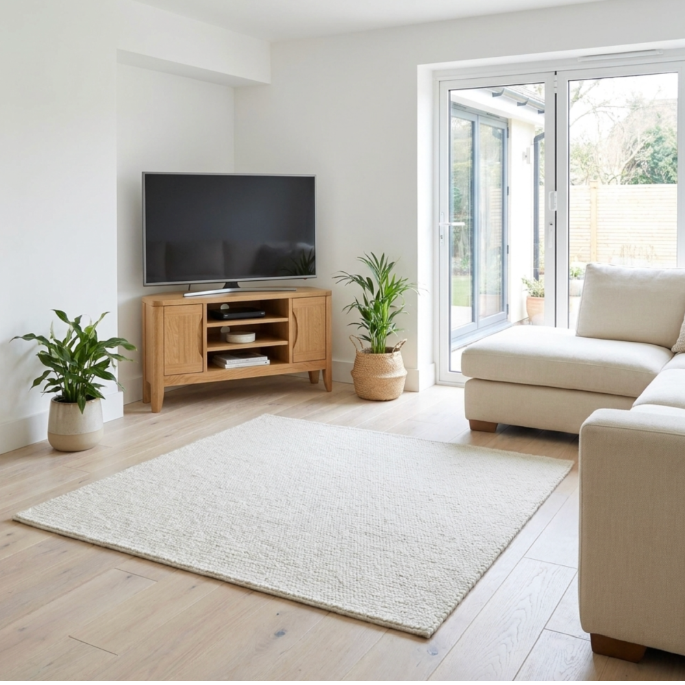 Chester Oak Corner Entertainment Unit
