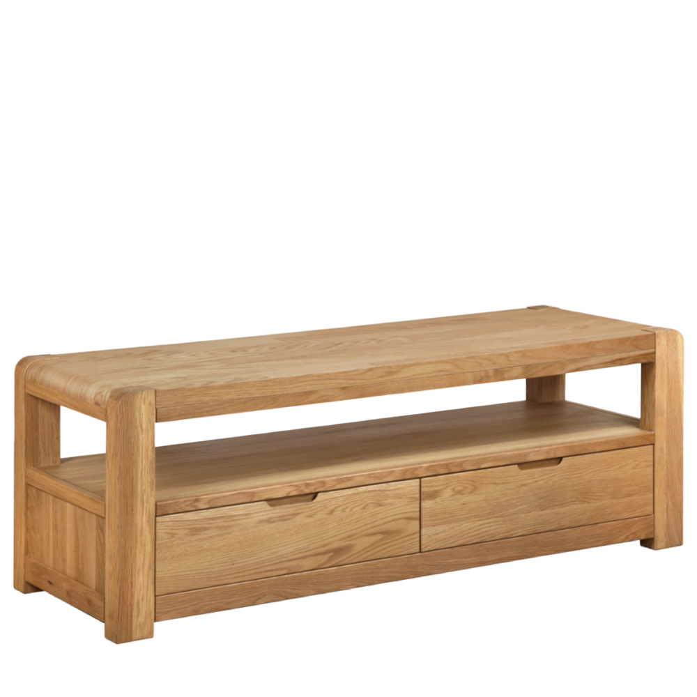 Bergen Oak Tv Stand