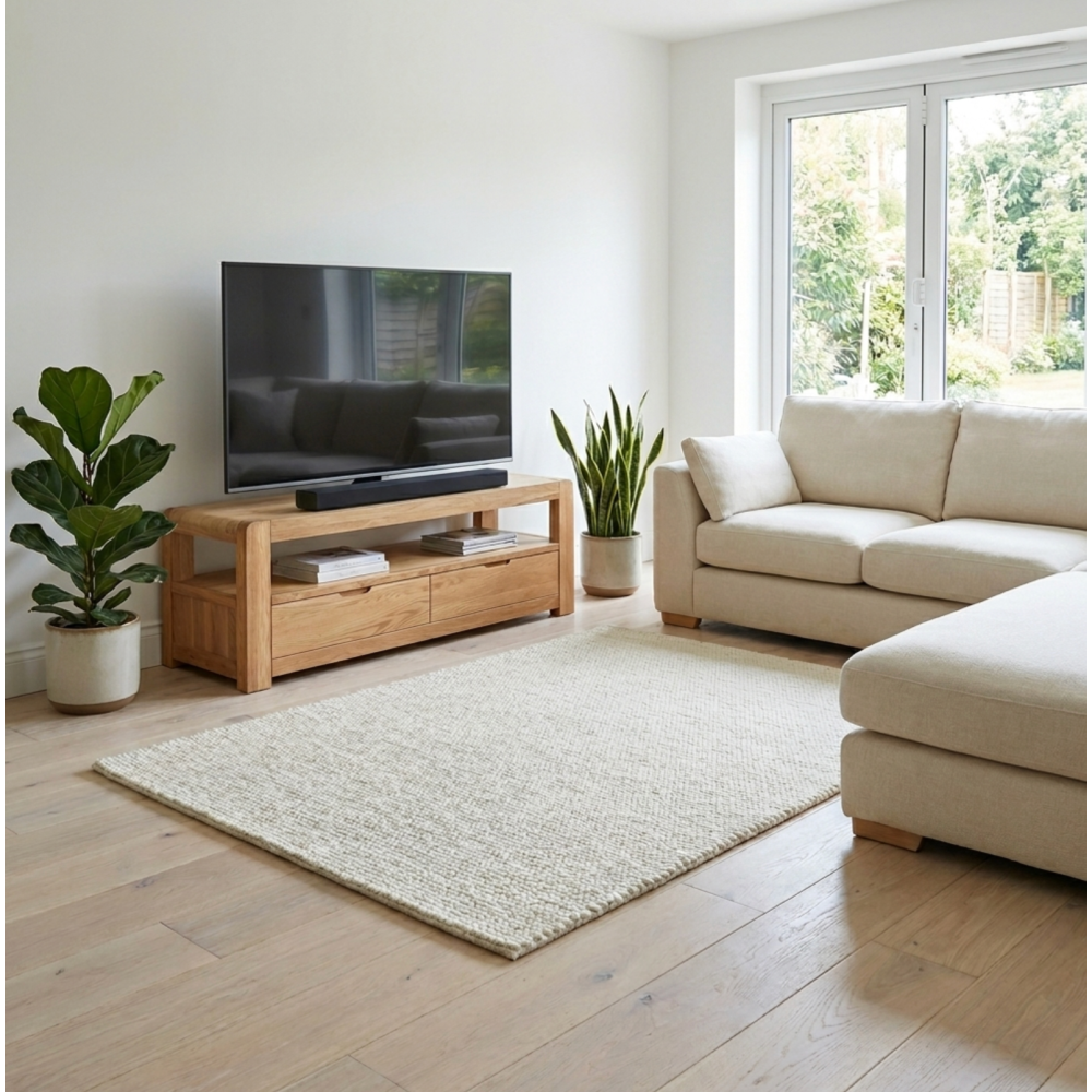 Bergen Oak Tv Stand