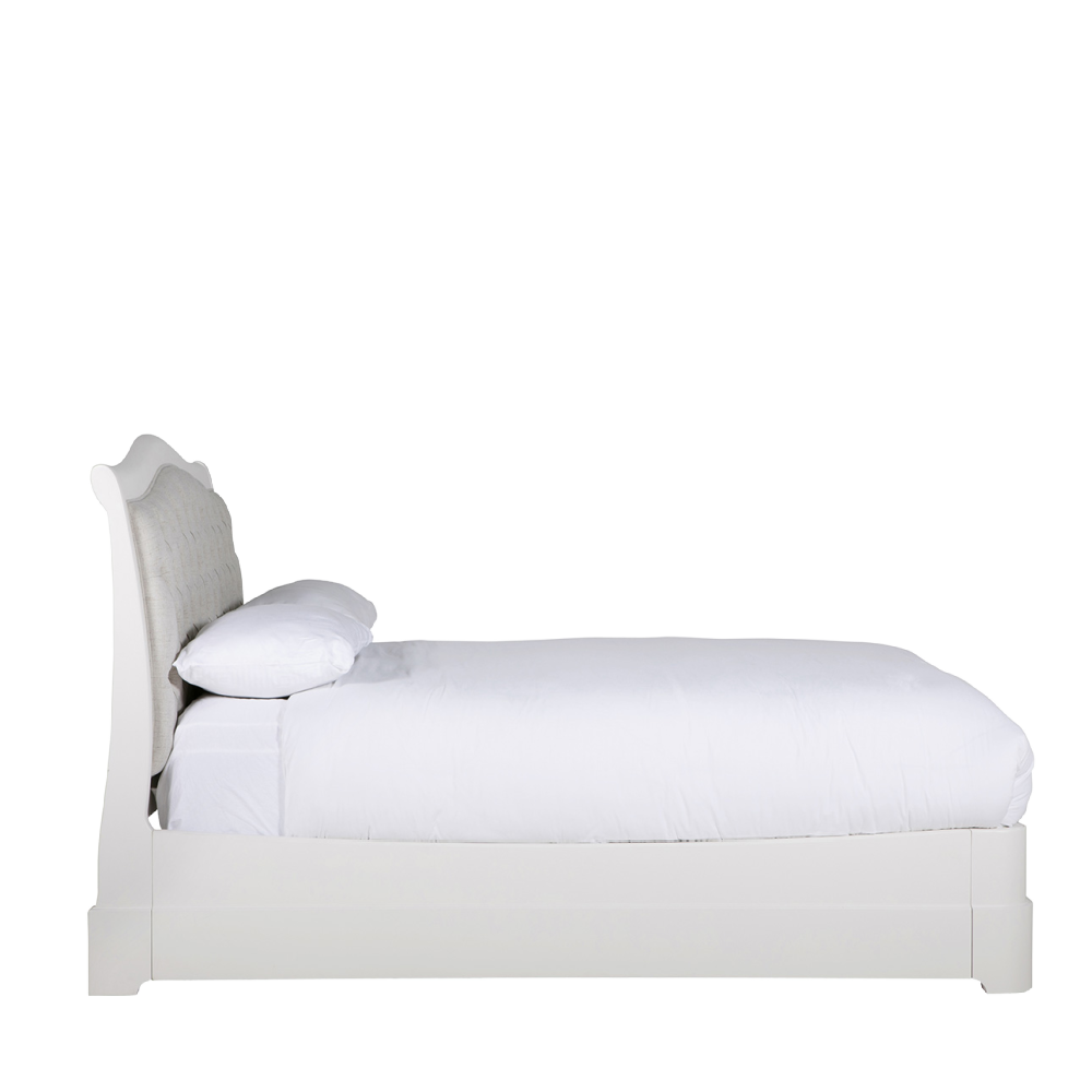 Painted Mabel Bed in Bone White