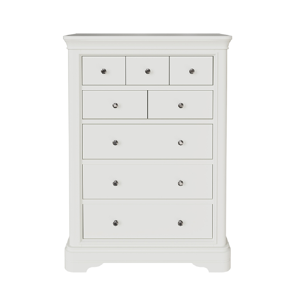 Mabel 8 Drawer Chest of Drawers Bone White