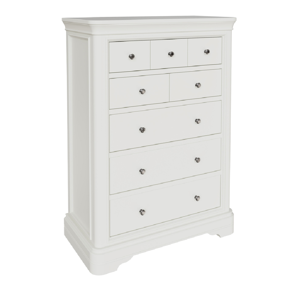 Mabel 8 Drawer Chest of Drawers Bone White