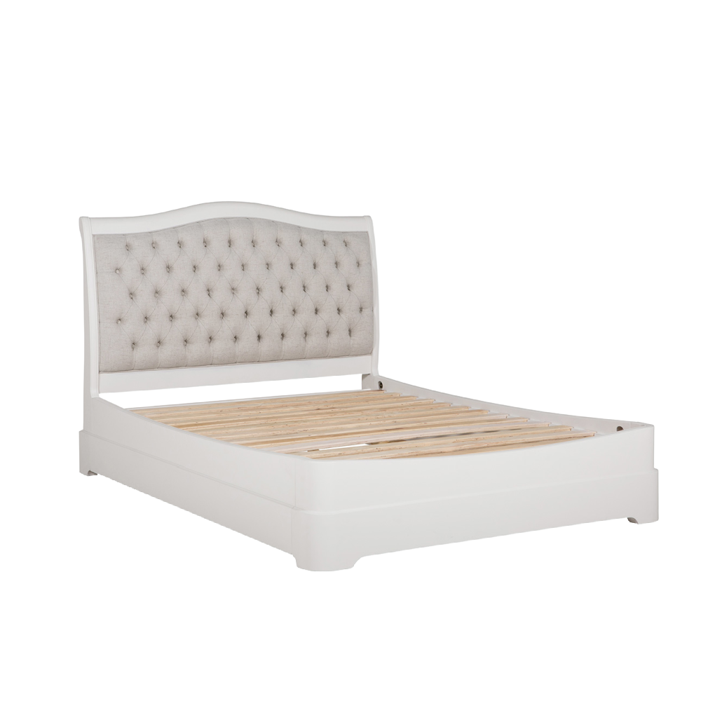 Painted Mabel Bed in Bone White
