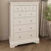 Mabel 8 Drawer Chest of Drawers Bone White