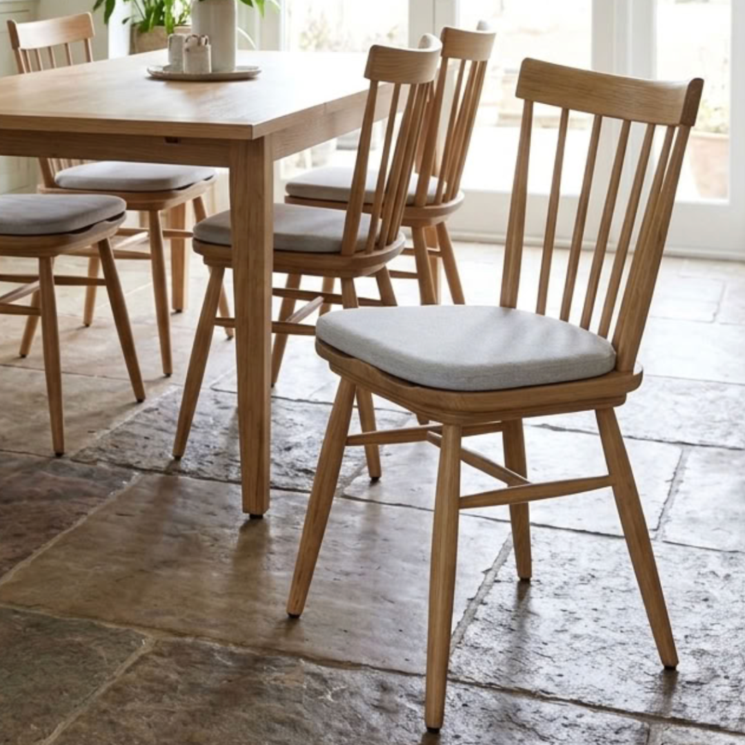 Malmo Dining Chair with Cushion (Pair)