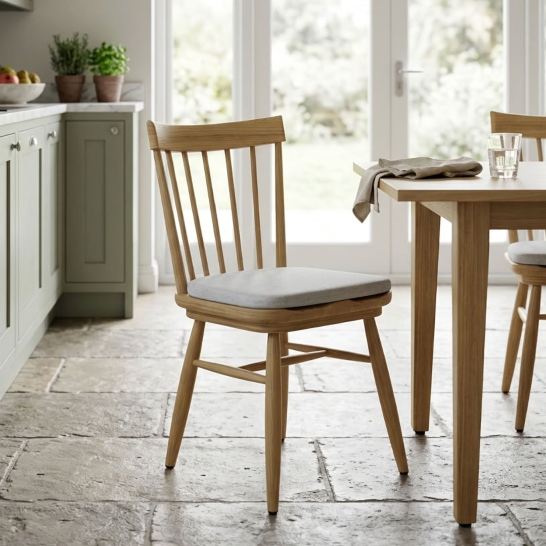 Malmo Dining Chair with Cushion (Pair)