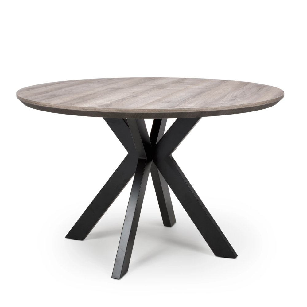 MANHATTAN   ROUND 120cm Dia DINING TABLE With Smart tops