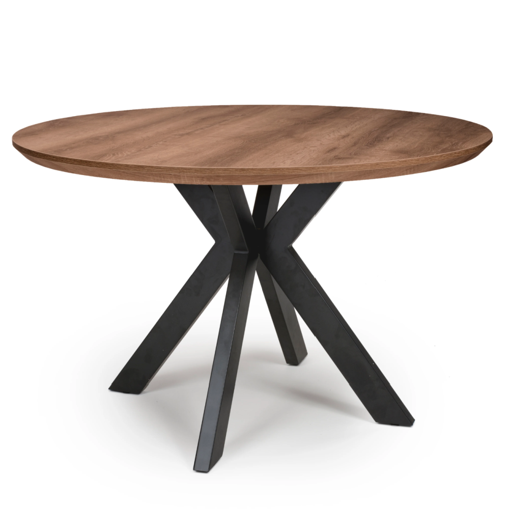 MANHATTAN   ROUND 120cm Dia DINING TABLE With Smart tops