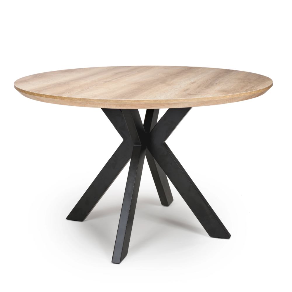 MANHATTAN   ROUND 120cm Dia DINING TABLE With Smart tops