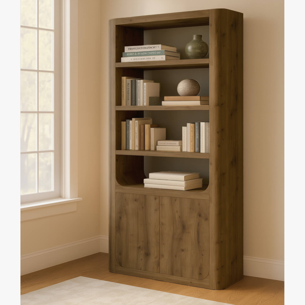 Massimo Tall Cabinet Cashew