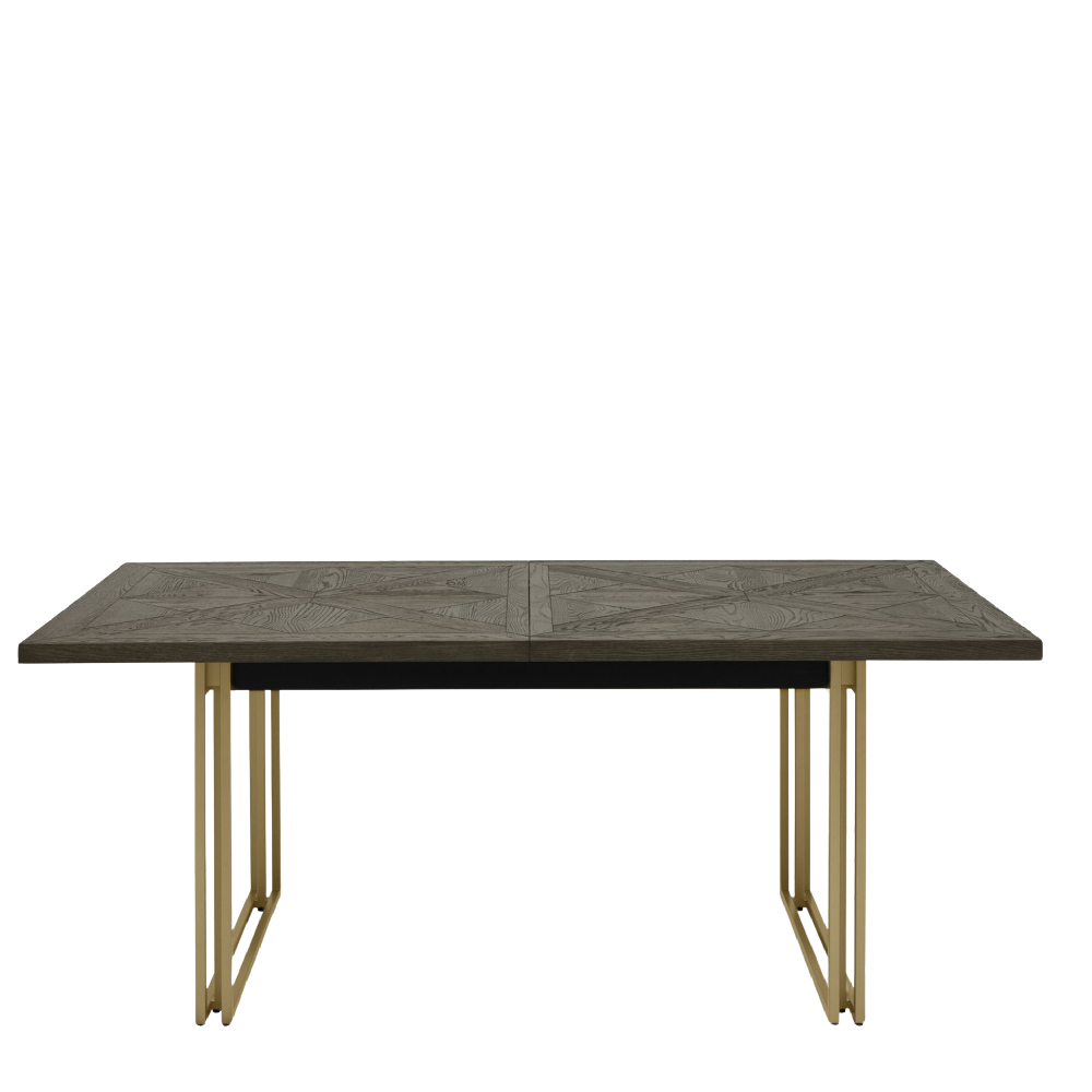 Athena Fumed Oak 6-8 Extension Dining Table
