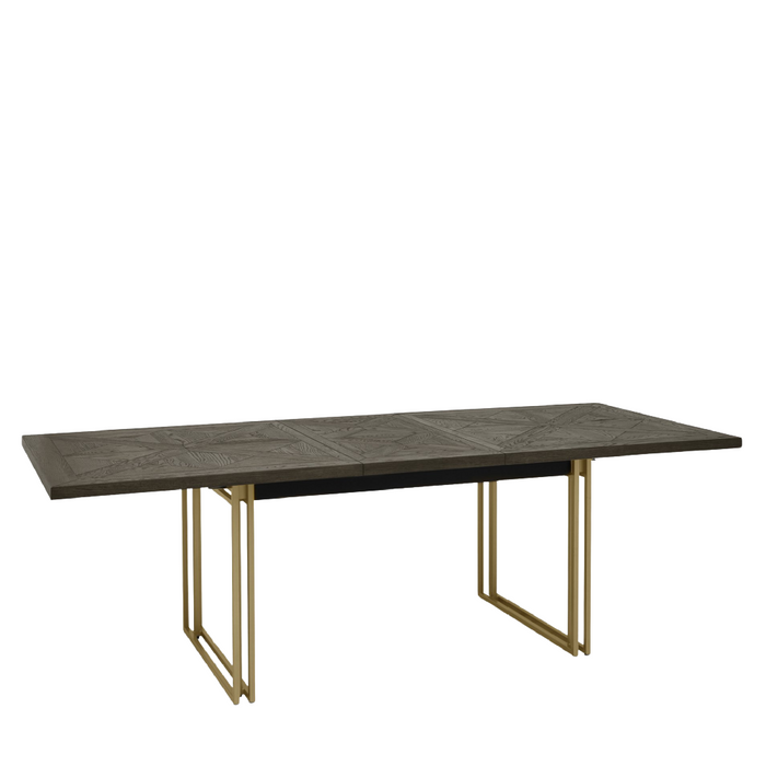 Athena Fumed Oak 6-8 Extension Dining Table