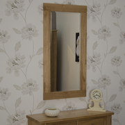 Oak Wall Mirror 1150 x 600