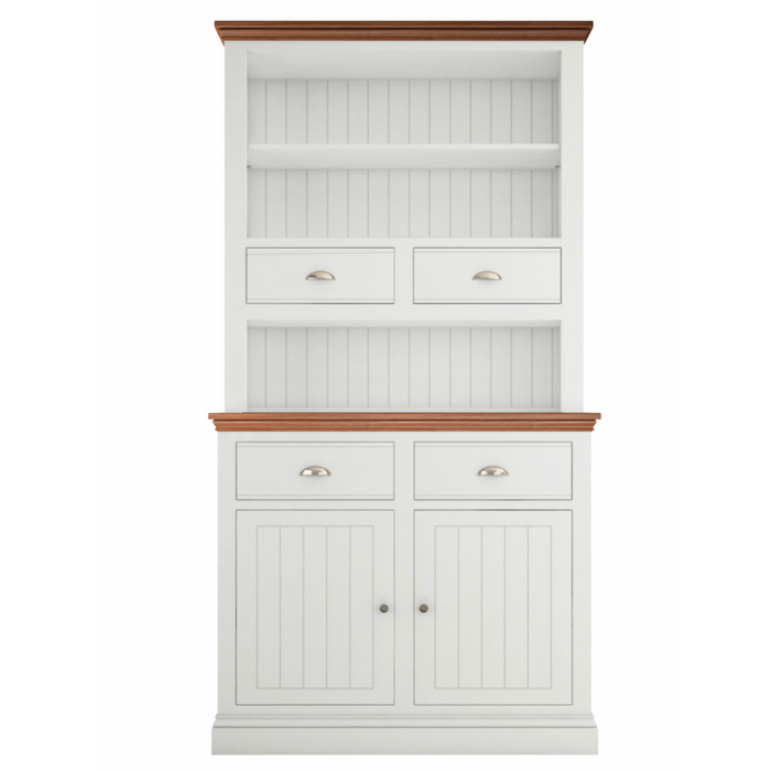 New England Small Open Rack Dresser With Spice Drawers