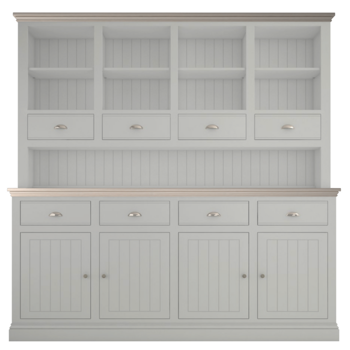 New England large Open Rack Dresser with Spice Drawers