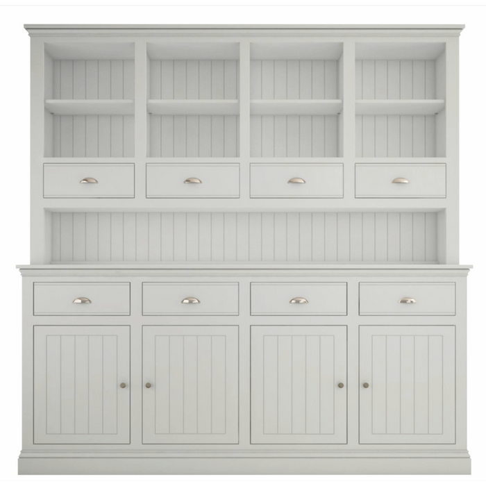 New England large Open Rack Dresser with Spice Drawers