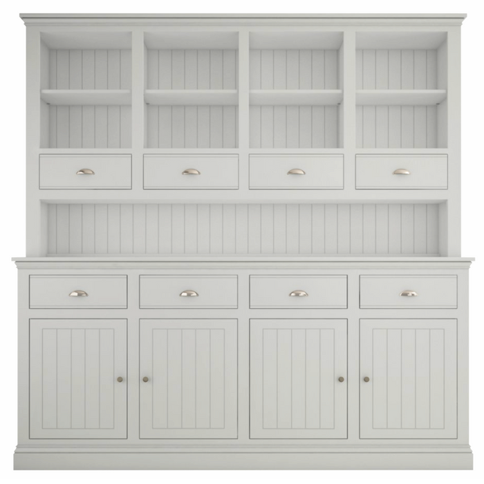 New England large Open Rack Dresser with Spice Drawers