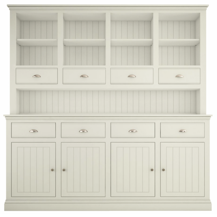 New England large Open Rack Dresser with Spice Drawers