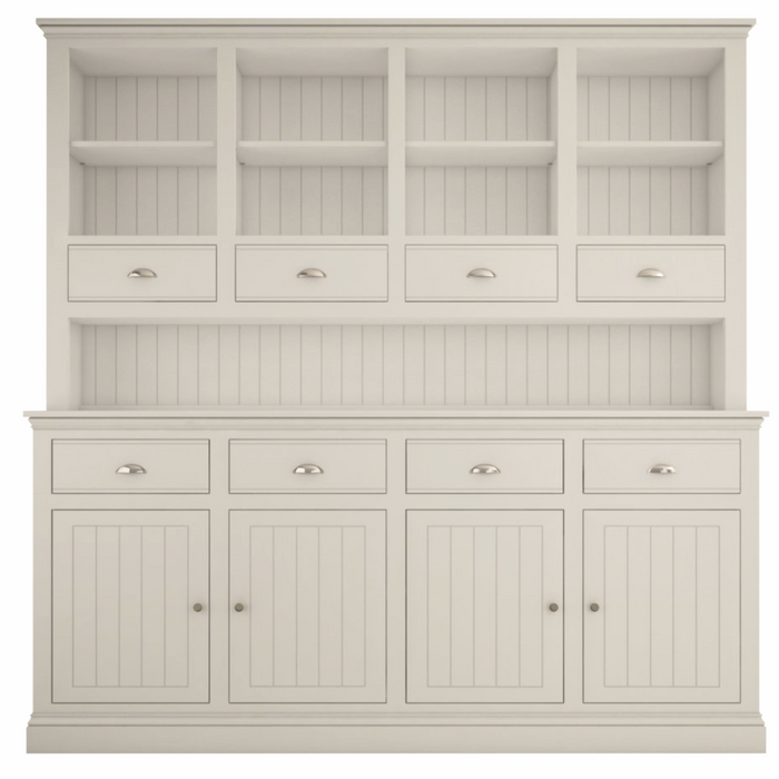 New England large Open Rack Dresser with Spice Drawers