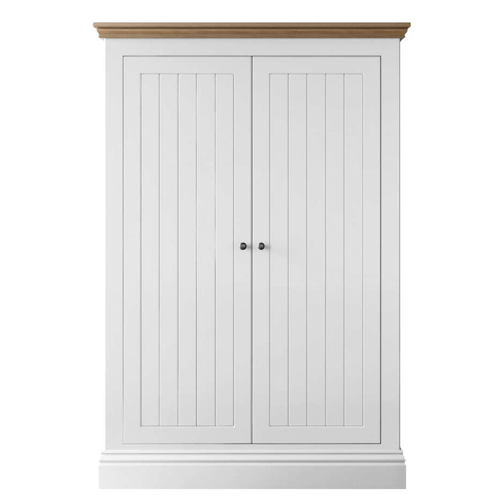 New England Large 2 Door Full Hanging Wardrobe