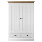 New England 2 Door 2 Drawer Wardrobe