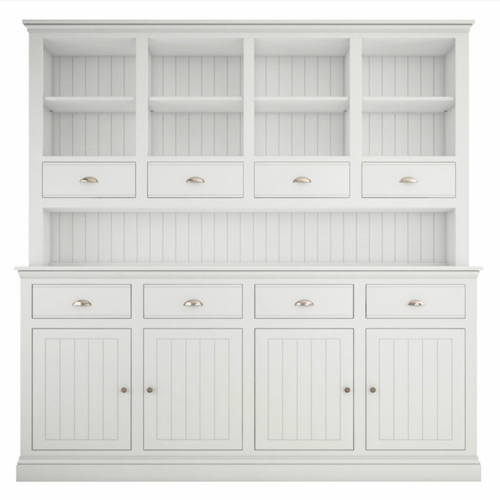 New England large Open Rack Dresser with Spice Drawers